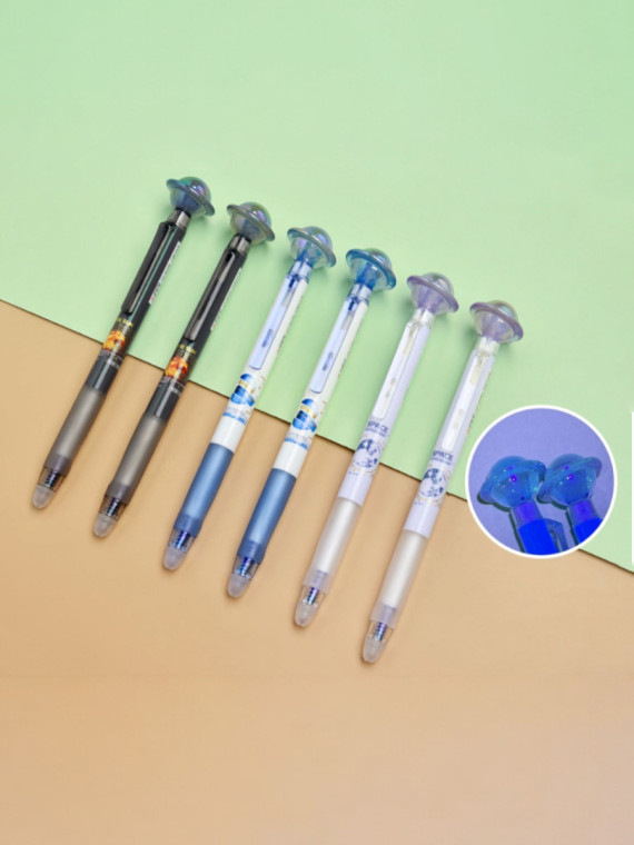 Ручка гелевая синяя стирающаяся Cosmic pen