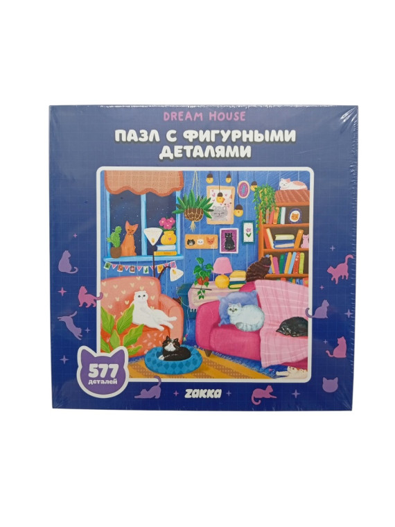 Пазл с фигурными деталями серия Dream house (577 деталей)