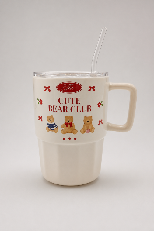 Кружка керамическая Cute bear club