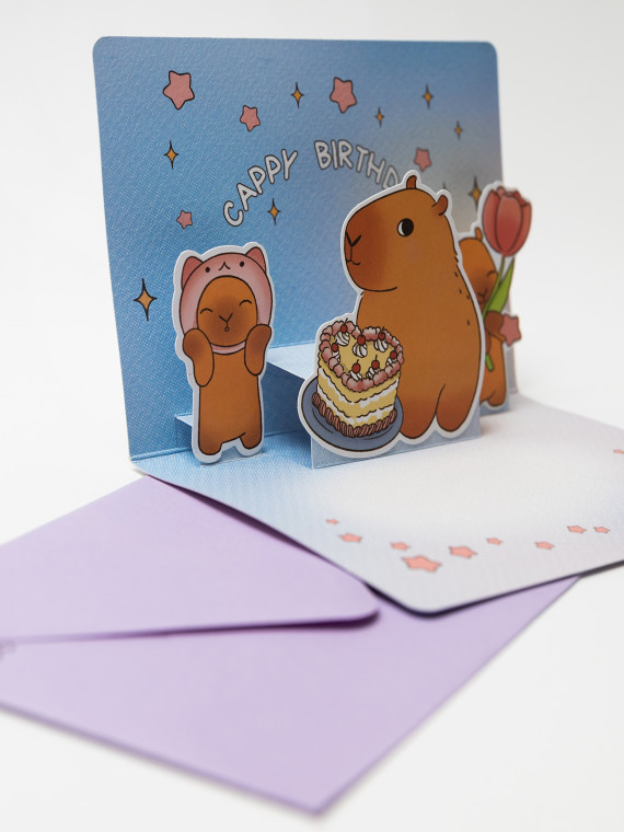 Открытка Cappy Birthday