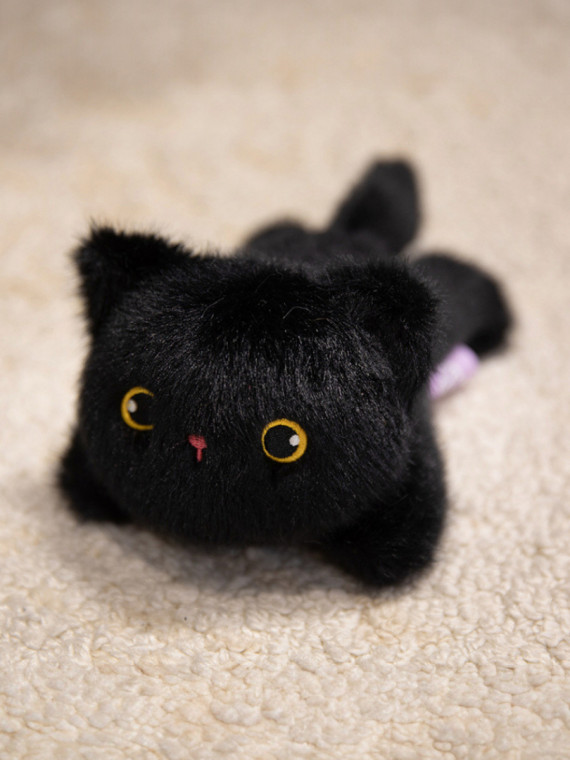 Игрушка мягкая Кот Huggy black kitty